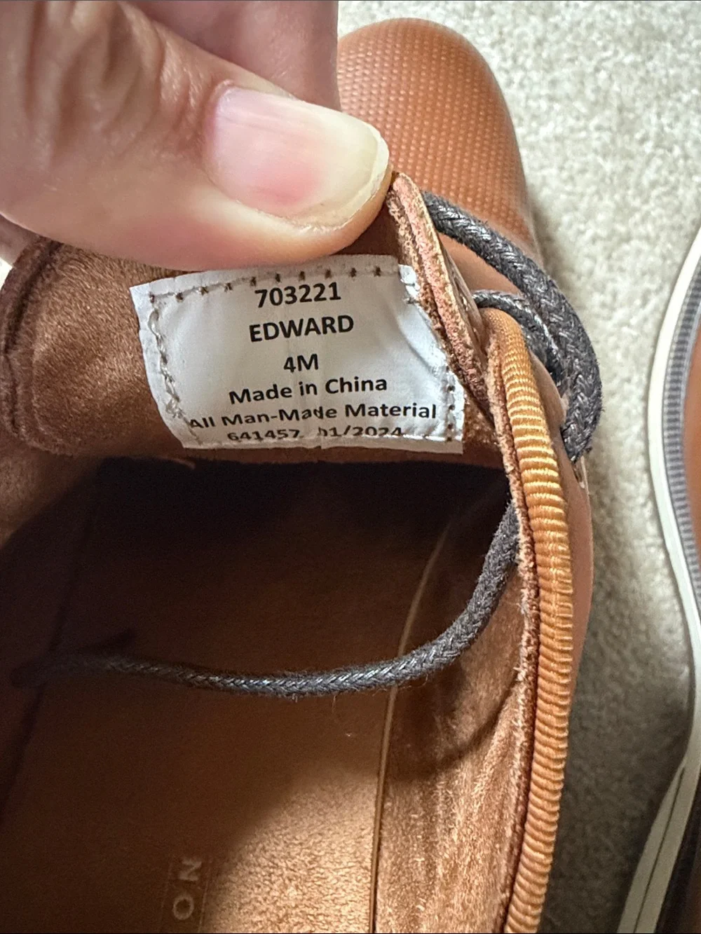 Restoration Hardware Brown Leather Derby Shoes with Dark Laces